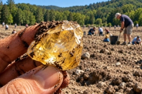 Crater of Diamonds Parkında Ziyaretçiler 40 Karatı Aşan Elmaslar Çıkarıyor
